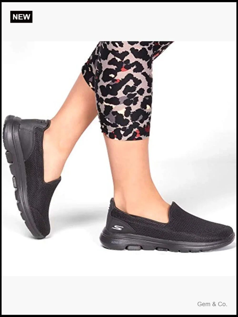Women's Walking Shoes Ultra Go Cushioning Mesh Slip-On Athletic Sneakers